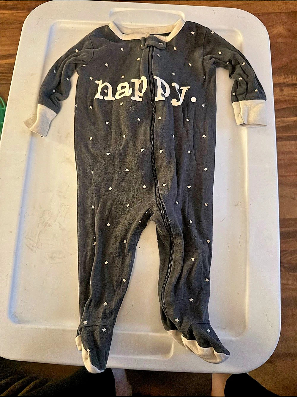 Carter's Baby Footie Black & White